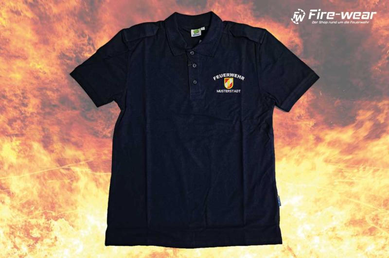 Dienstpolo Steiermark mit Stickveredelung