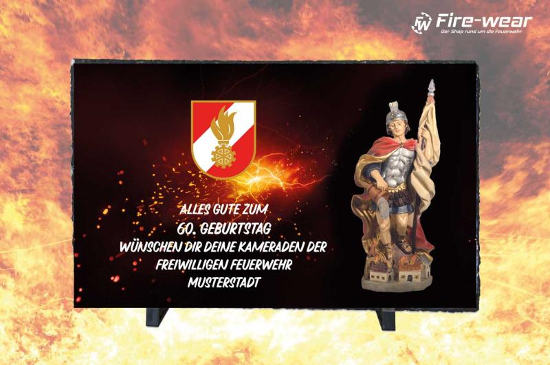 Steinplatte Geburtstag 30x20cm  V1