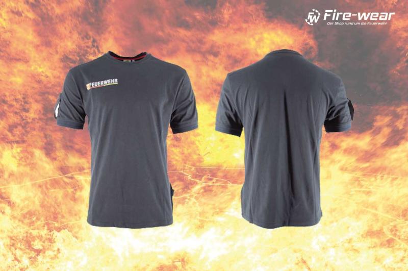 Kurzarm T-Shirt mit Dienstgradschlaufe (Burgenland)