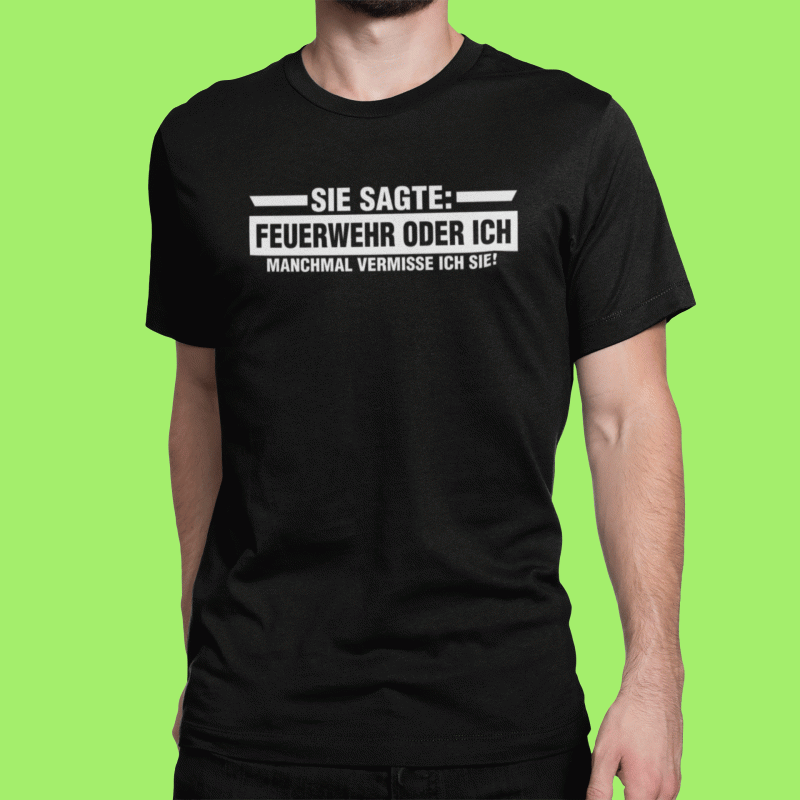 T-Shirt - Er / Sie sagt