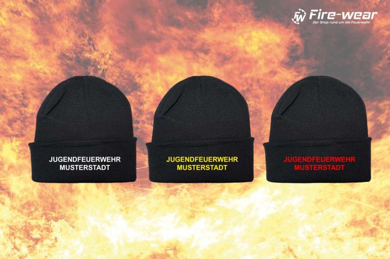 Jugendfeuerwehrhaube mit Stick FW + Ortsname