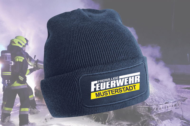 Haube mit Patch - Motiv 10