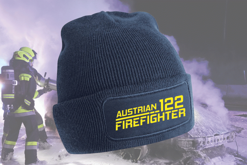 Haube mit Patch - Motiv 3