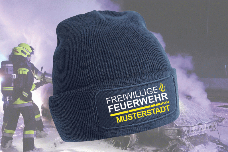 Haube mit Patch - Motiv 7