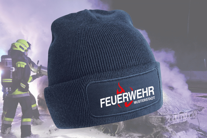 Haube mit Patch - Motiv 8