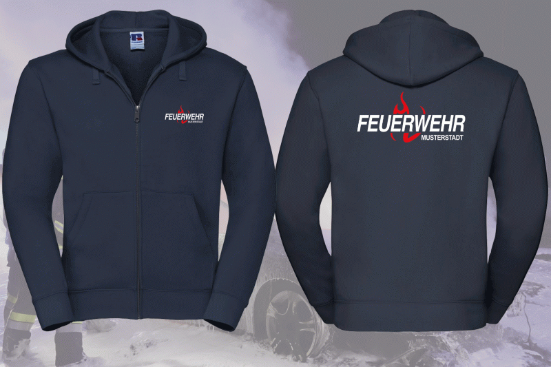 Kapuzen Zip-Weste Motiv 8