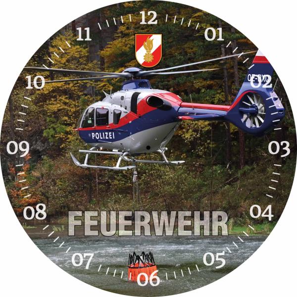 Glasuhr FEUERWEHR 29cm - FW26
