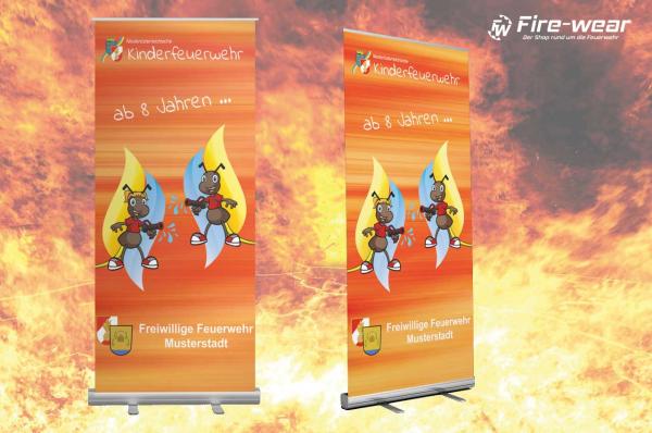 Roll-Up Banner Kinderfeuerwehr