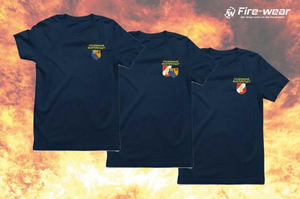 T-Shirt mit Brustdruck (variabel)