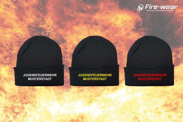 Jugendfeuerwehrhaube mit Stick FW + Ortsname