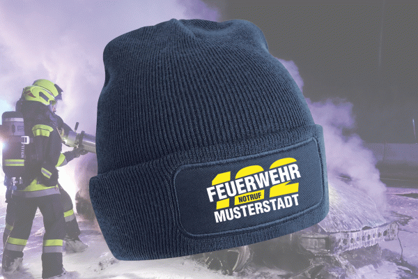 Haube mit Patch - Motiv 2