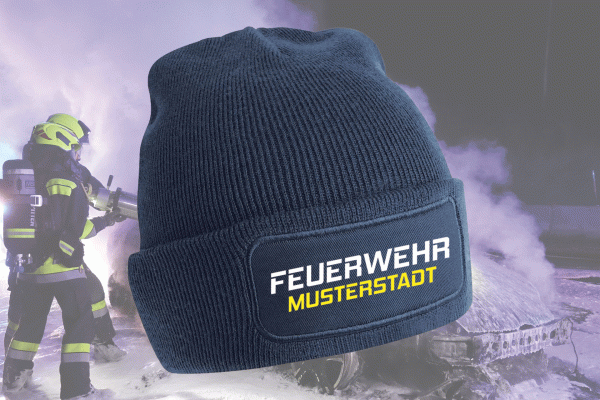 Haube mit Patch - Motiv 4