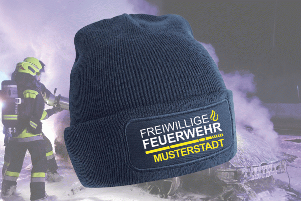 Haube mit Patch - Motiv 7