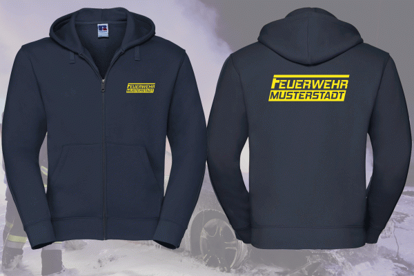 Kapuzen Zip-Weste Motiv 1